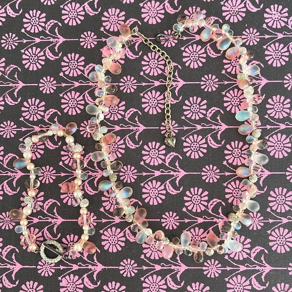 SWAROVSKI NECKLACE & BRACELET SET - Picture 1 of 12